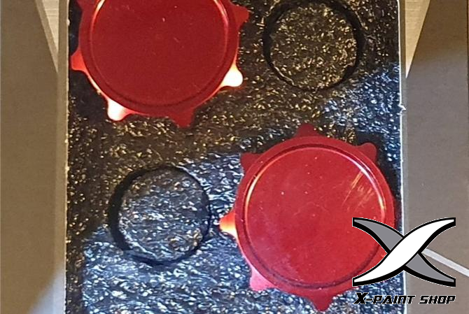 ลูกบิดแฮนด์ Dproject monkey125 สีแดง ลูกบิดแฮนด์ Dproject monkey125 สีแดง